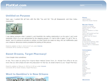 Tablet Screenshot of platkat.com